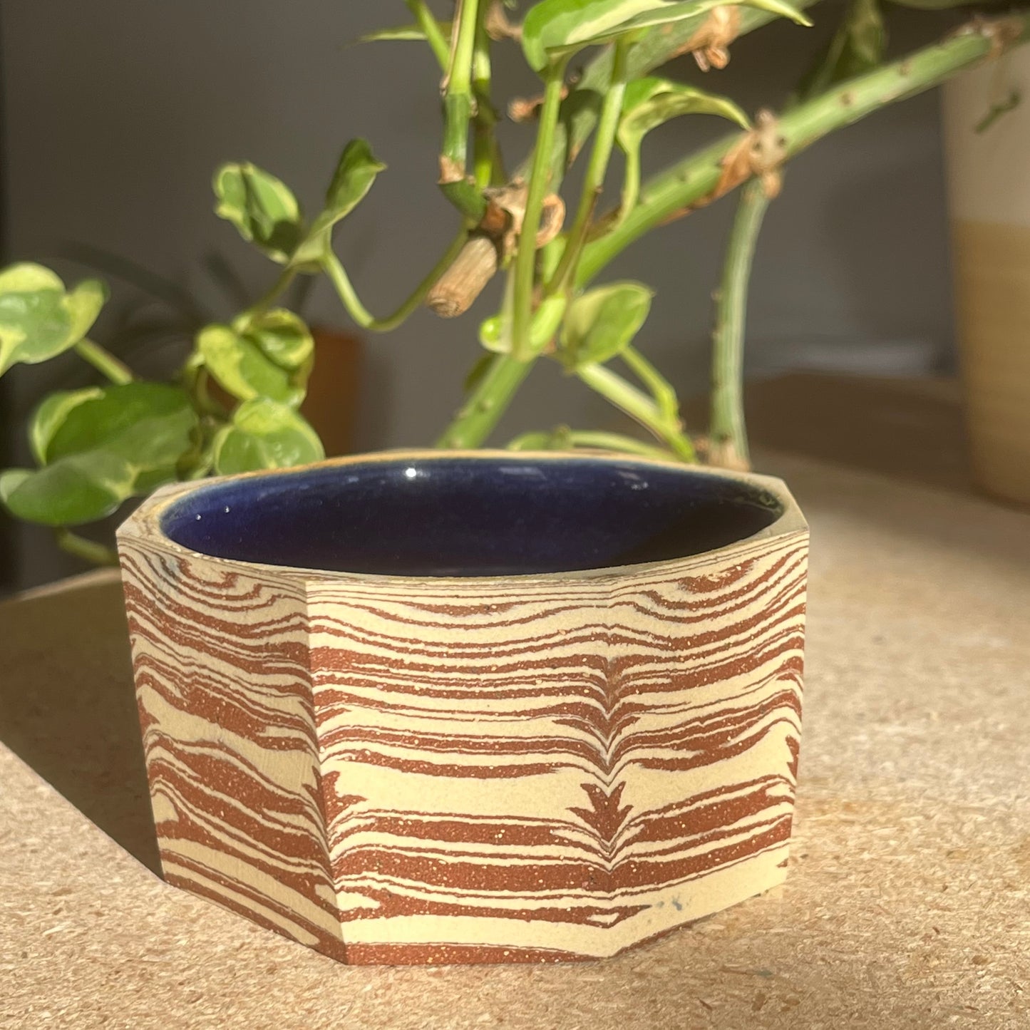 Small Faceted Planter