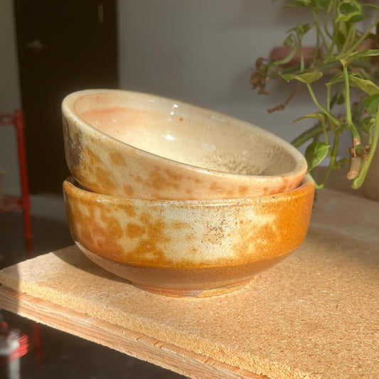 Pair of Wood Fired Bowls