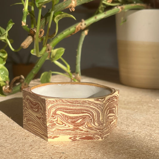 Small Faceted Planter