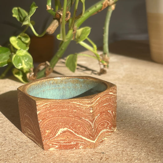Small Faceted Planter