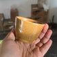 Small Water Etched Wood Fired Cup