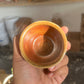 Small Water Etched Wood Fired Cup