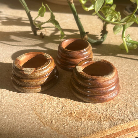 Wood Fired Candlestick Holder
